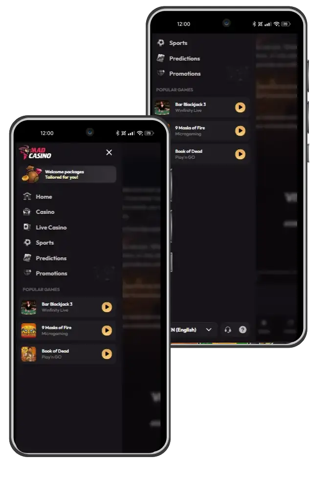 mad casino mobile support